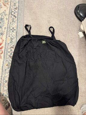 Daily Drills Black Mini Slip Dress